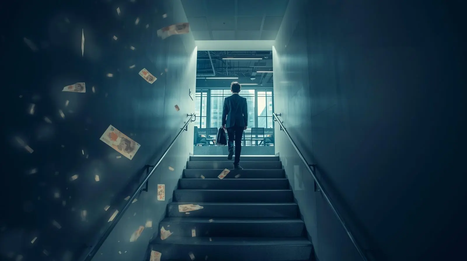 Career growth and income improvement concept in the UK